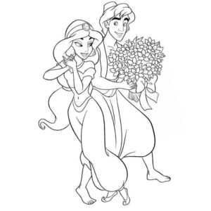 Алладин принес цветы Жасмин
