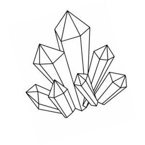 алмазные кристаллы
