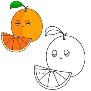 Апельсин фрукт с витаминами