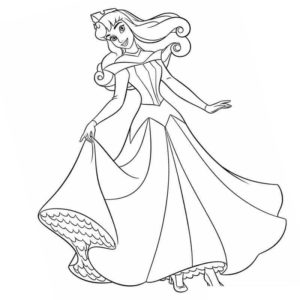 Аврора в бальном платье