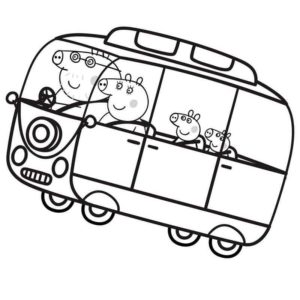 Автобус свинки Пеппа