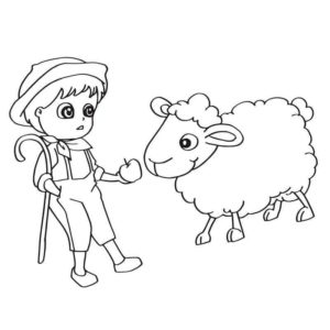 Барашек с пастухом