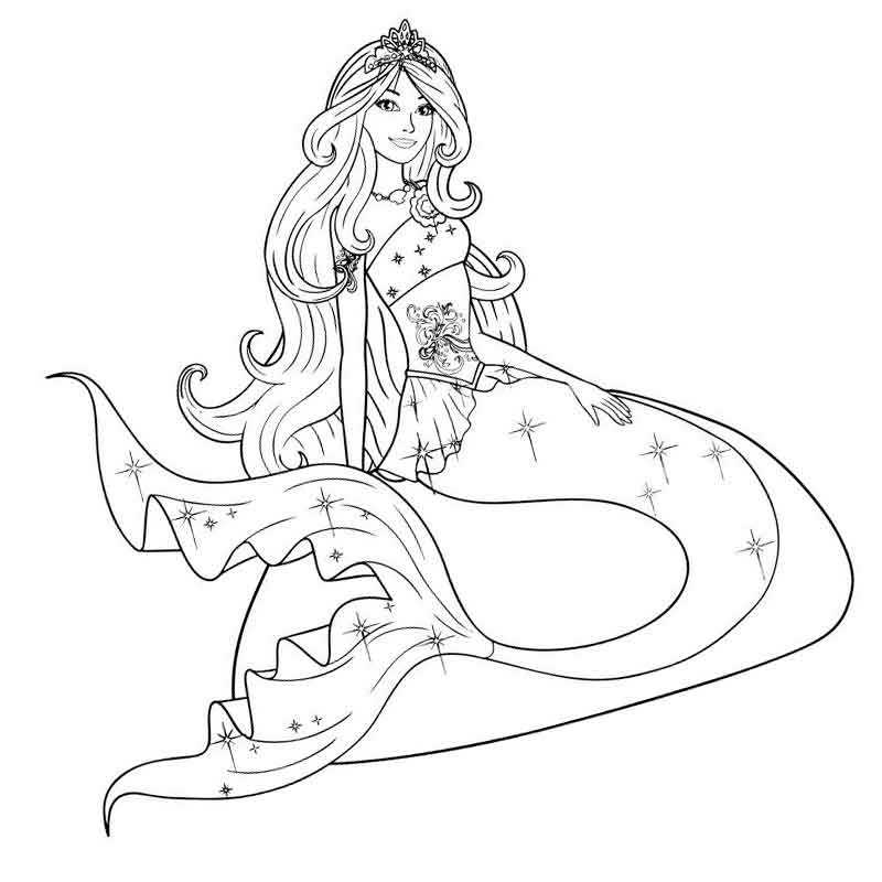 барби русалка Мерлия