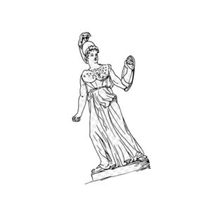 богиня древней Греции великая Афина
