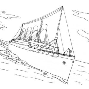 большой корабль Титаник