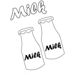 бутылки с молоком