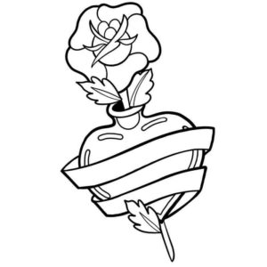 Бутон розы на день влюбленных
