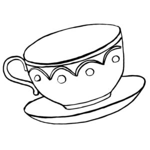 Чайная чашка с блюдцем посуда для чаяпития