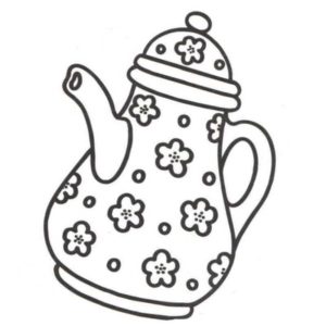 чайник с рисунками