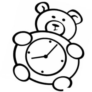 часы в виде медведя