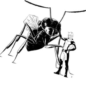 человек муравей и большой муравей