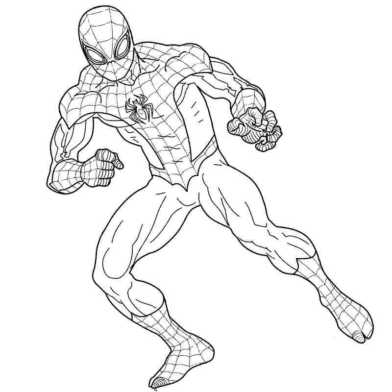 Раскраска Человек-паук 4