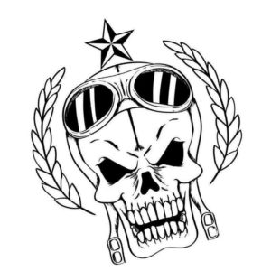 череп и герб СССР