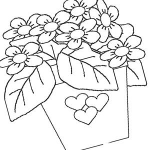 цветы и сердечки на 8 марта