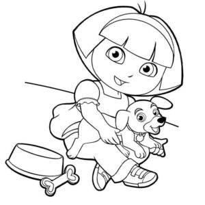 Даша путешественница со щенком