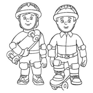 дети пожарные