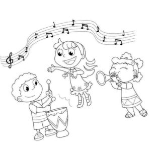 дети с музыкальными инструментами