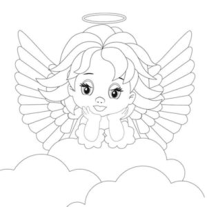 Детский ангел девочка