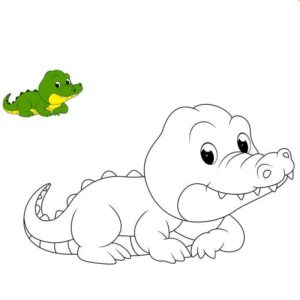 Детский крокодильчик