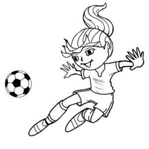 девочка футболист