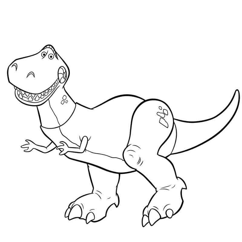динозавр рекс из мф история игрушек