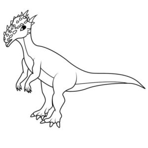 Динозавр с шипами на голове