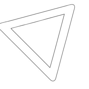 Дорожный знак треугольник