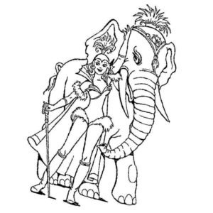 Дрессировщик слона