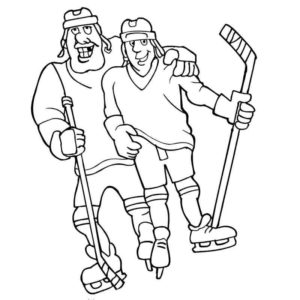 два хоккеиста