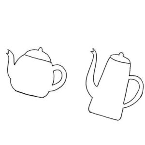 два разных чайника