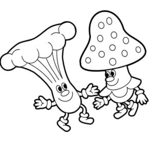 два веселых гриба