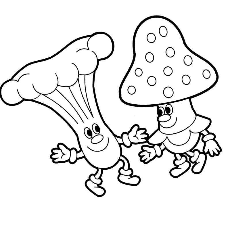 два веселых гриба