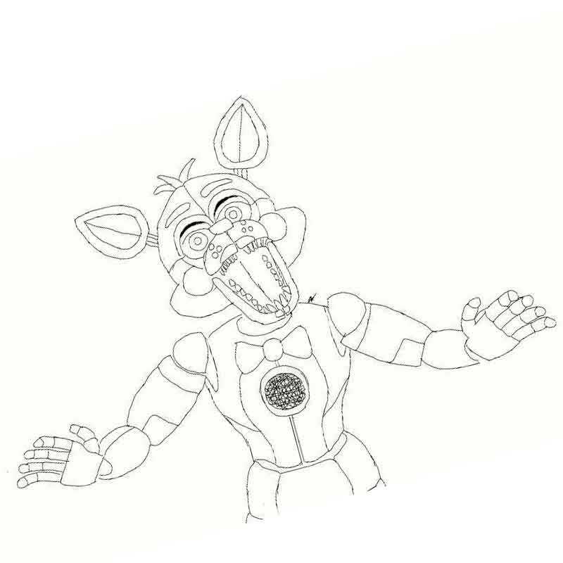 FIVE NIGHTS AT FREDDY’S COLORING PAGES