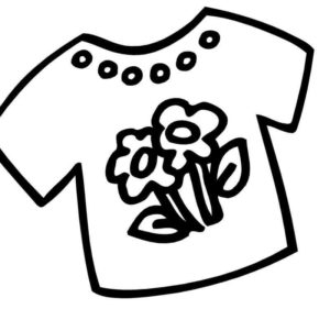 футболка с цветочками