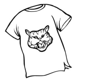 футболка с тигром