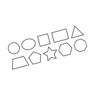 геометрические фигуры круг овал квадрат треугольник