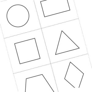 раскраска Как рисовать три основные формы: квадрат, треугольник и круг