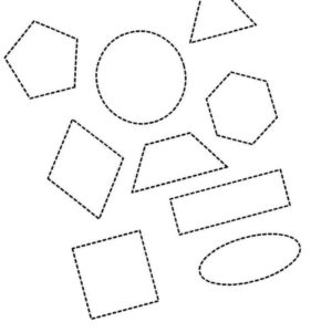 геометрические фигуры круг треугольник квадрат овал