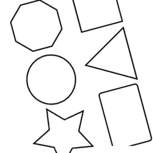 геометрические фигуры восмиугольник квадрат треугольник и круг