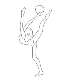 гимнастка и мяч