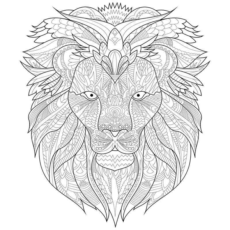 Голова гроздного льва