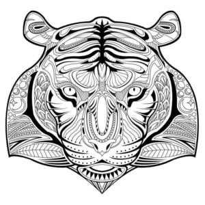 Голова тигра антистресс