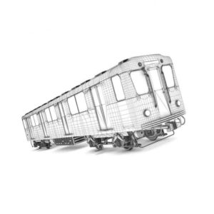 графический рисунок вагон метро