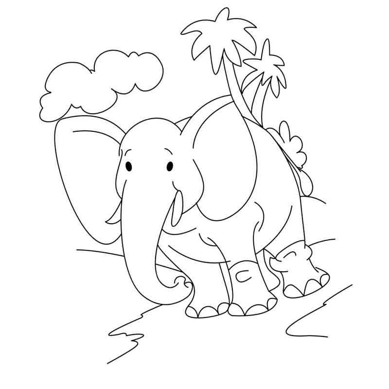 гуляющий слон