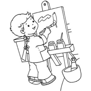 художник в детском саду