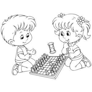 играют в шахматы