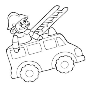 игрушечная пожарная машина