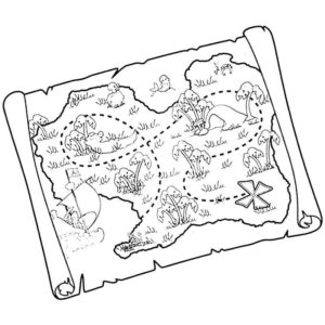 карта сокровищ пиратов