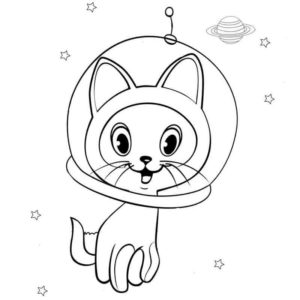котенок Гав в космосе