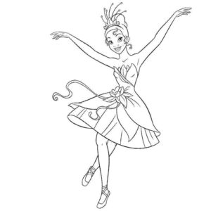 Красивая балерина
